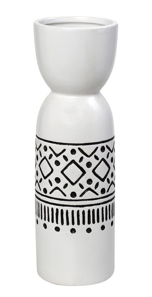 BAZO ΚΕΡΑΜΙΚ. ΛΕΥΚΟ TRIBAL 15Χ15Χ48ΕΚ. CER2300