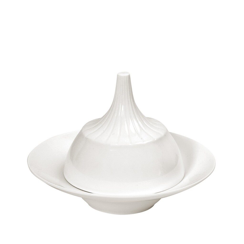 SIDERS ΠΙΑΤΑΚΙ ΒΑΘΥ ΜΕ ΚΑΜΠΑΝΑ ΣΤΡΟΓΓ. IVORY 18Χ18Χ13ΕΚ FUK107K1