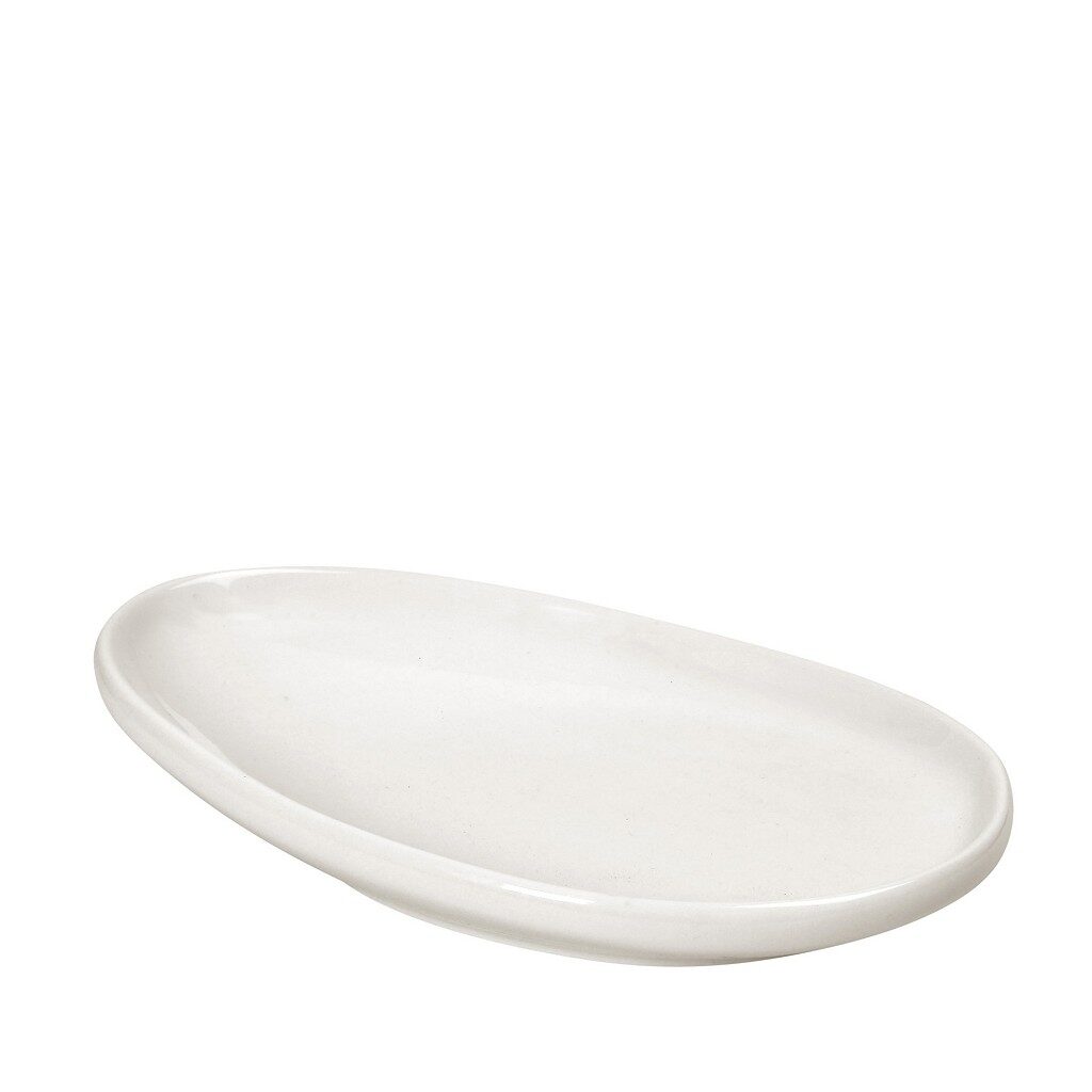 SIDERS ΠΙΑΤΕΛΑ ΛΟΞΗ ΤΡΙΓ. IVORY 30,5Χ20,5Χ5ΕΚ FUK124K2