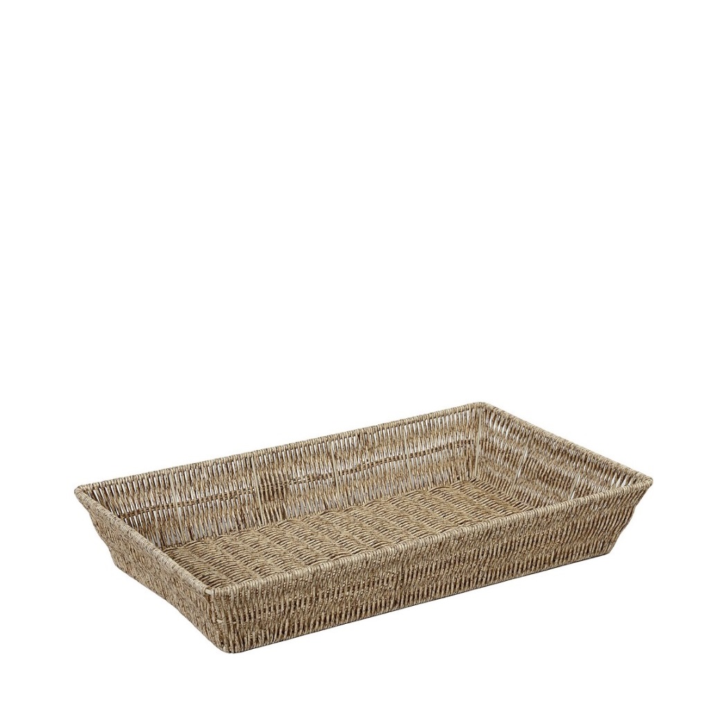 ΚΑΛΑΘΙ SYNTH. RATTAN GN1/2 ΜΠΕΖ 32,5Χ26,5Χ10ΕΚ  (smA) KOD121