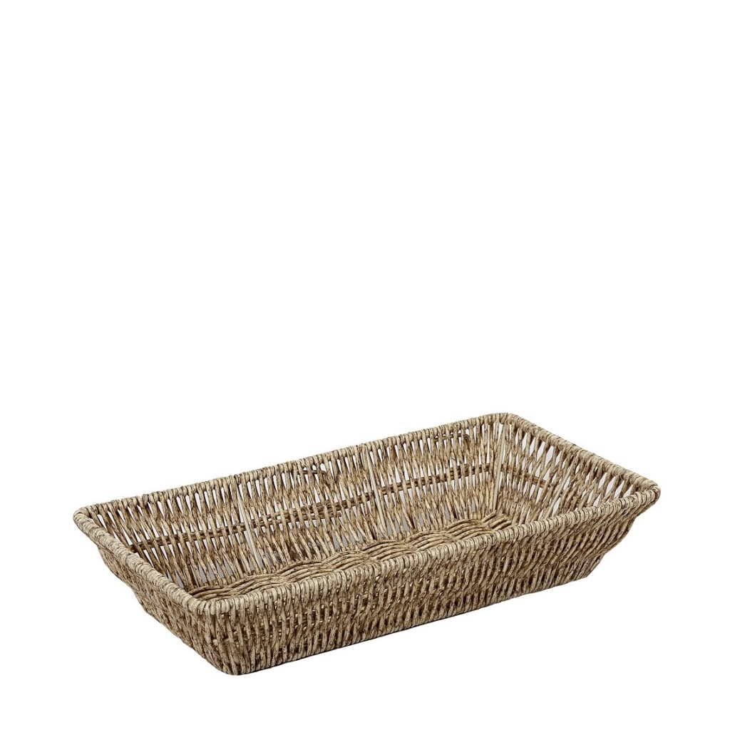 ΚΑΛΑΘΙ SYNTH. RATTAN GN1/3 ΜΠΕΖ 32,5Χ17,5Χ6,5ΕΚ (smA) KOD123