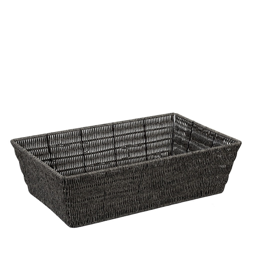 ΚΑΛΑΘΙ SYNTH. RATTAN GN1/1 ΓΚΡΙ 53Χ32,5Χ15ΕΚ  (smA) KOD220