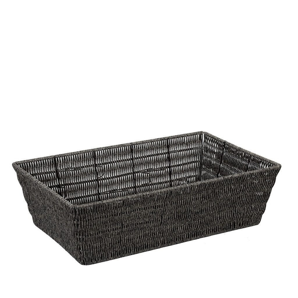 ΚΑΛΑΘΙ SYNTH. RATTAN GN1/1 ΓΚΡΙ 53Χ32,5Χ15ΕΚ  (smA) KOD220