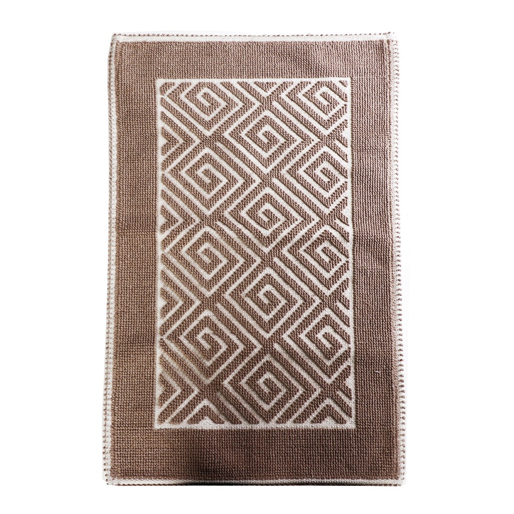 LABYRINTH BROWN ΧΑΛΙ 90% COTTON/10% POLYESTER 140Χ200ΕΚ LAX221
