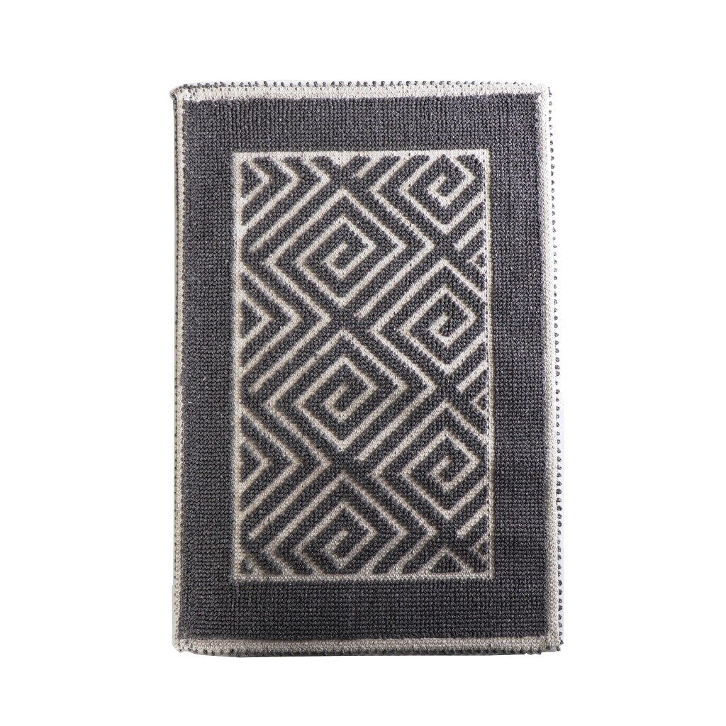LABYRINTH GREY ΧΑΛΙ 90% COTTON/10% POLYESTER 140Χ200ΕΚ LAX222