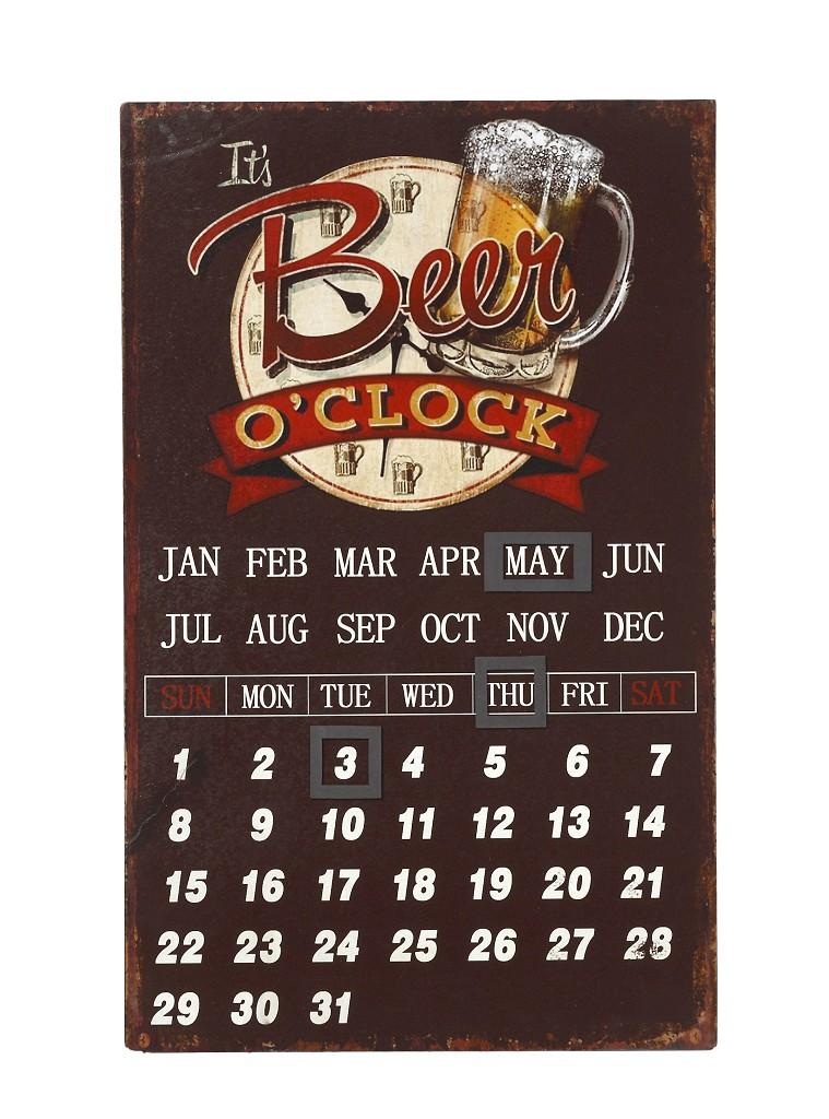 ΗΜΕΡΟΛΟΓΙΟ ''BEER O'CLOCK'' 40ΕΚ LOG414