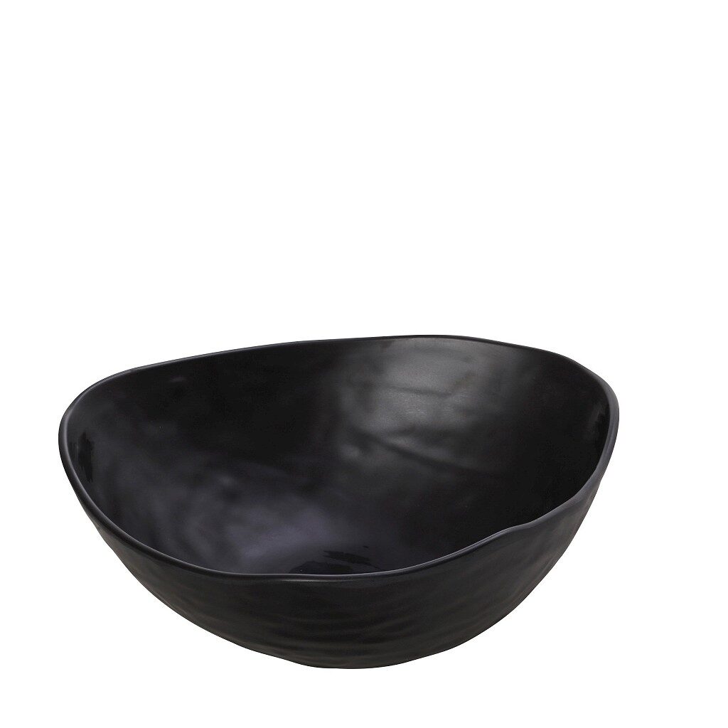 BLACK ΜΠΩΛ  ΤΡΙΓ.25X25,5X9ΕΚ WAVY MATTE ΜΕΛΑΜΙΝΗΣ MLB3207K12-3