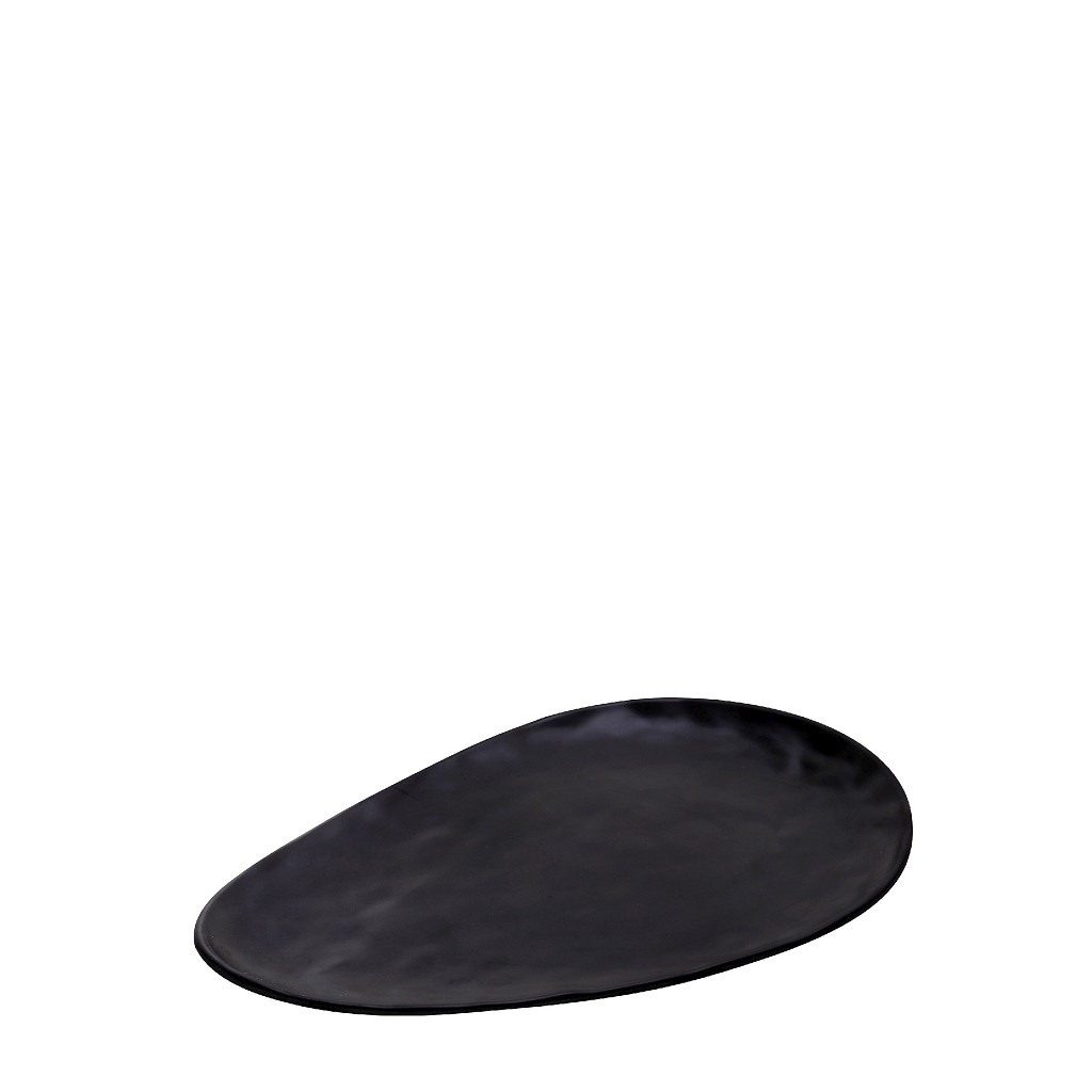 BLACK ΠΙΑΤΕΛΑ ΤΡΙΓ.28Χ18Χ2ΕΚ WAVY MATTE ΜΕΛΑΜΙΝΗΣ MLB3209K36-6
