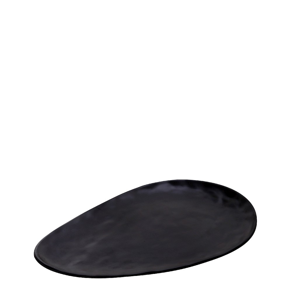 BLACK ΠΙΑΤΕΛΑ ΤΡΙΓ.36Χ23Χ2ΕΚ WAVY MATTE ΜΕΛΑΜΙΝΗΣ MLB3210K24-6