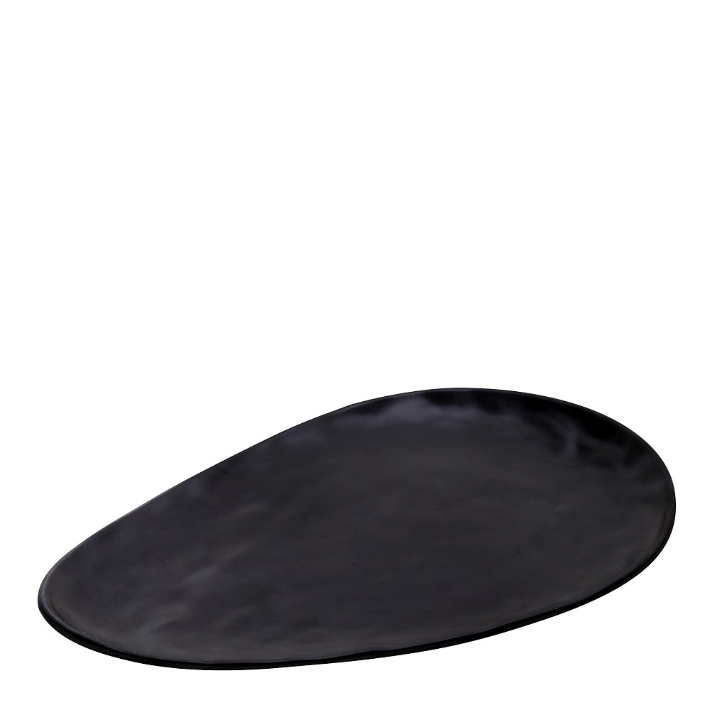BLACK ΠΙΑΤΕΛΑ ΤΡΙΓ .28Χ40Χ2ΕΚ WAVY MATTE ΜΕΛΑΜΙΝΗΣ MLB3211K18-6