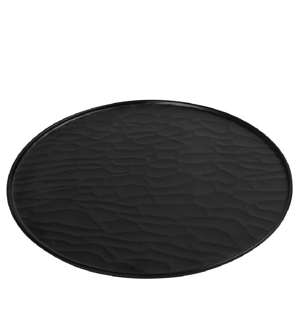 BLACK ΠΙΑΤΟ PIZZA 35ΕΚ WAVY MATTE ΜΕΛΑΜΙΝΗΣ  (smA) MLB335K18-6