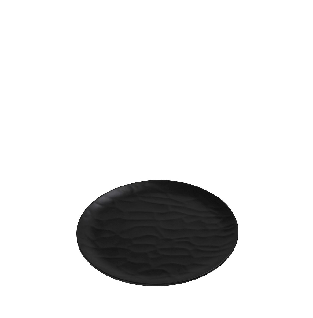 BLACK ΠΙΑΤΟ ΡΗΧΟ ΣΤΡΟΓΓ. 17ΕΚ WAVY MATTE ΜΕΛΑΜΙΝΗΣ MLB341K72-6
