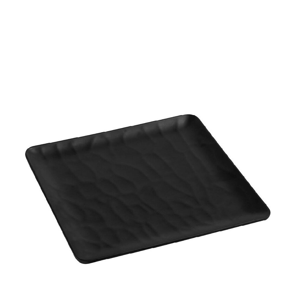 BLACK  ΠΙΑΤΟ ΡΗΧΟ ΤΕΤΡΑΓ. 22ΕΚ WAVY MATTE ΜΕΛΑΜΙΝΗΣ MLB348K48-6
