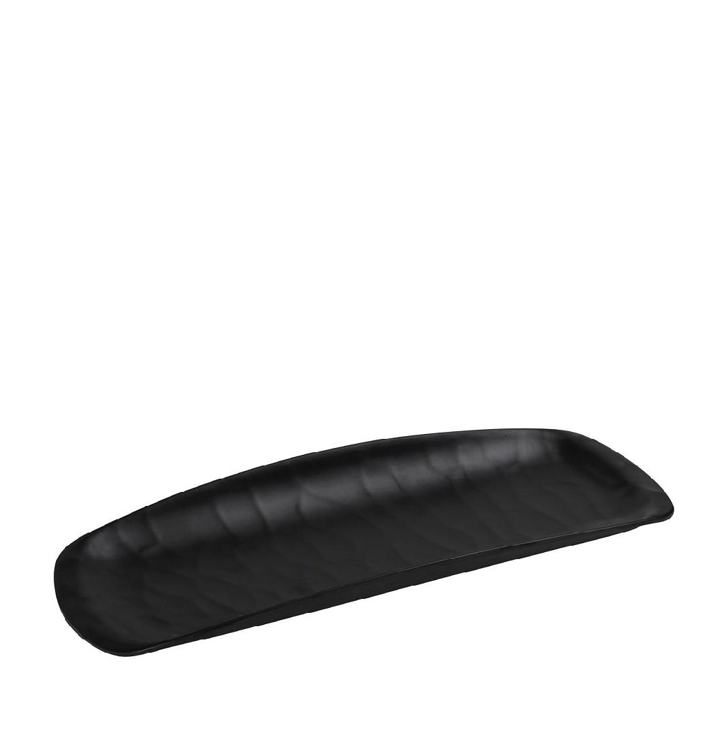 BLACK ΓΟΝΔΟΛΑ ΟΡΘ. 33,5Χ13,5ΕΚ WAVY MATTE ΜΕΛΑΜΙΝΗΣ  (smA) MLB384K48-6