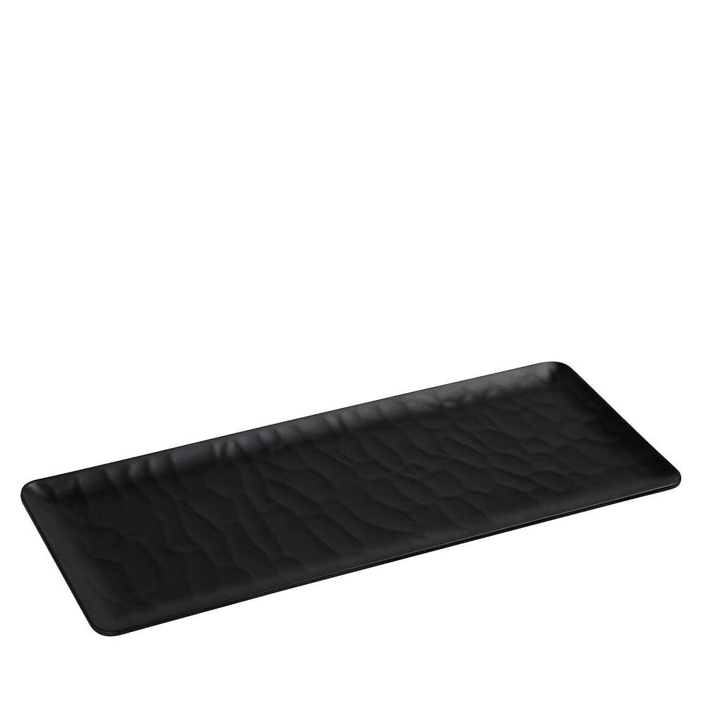 BLACK ΠΙΑΤΕΛΑ ΟΡΘΟΓ. 40Χ16ΕΚ WAVY MATTE ΜΕΛΑΜΙΝΗΣ MLB392K36-6