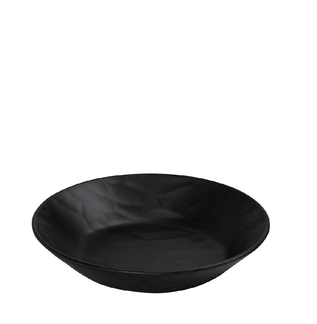 BLACK ΠΙΑΤΟ ΒΑΘΥ ΣΤΡΟΓΓ. 21ΕΚ WAVY MATTE ΜΕΛΑΜΙΝΗΣ MLB394K48-6