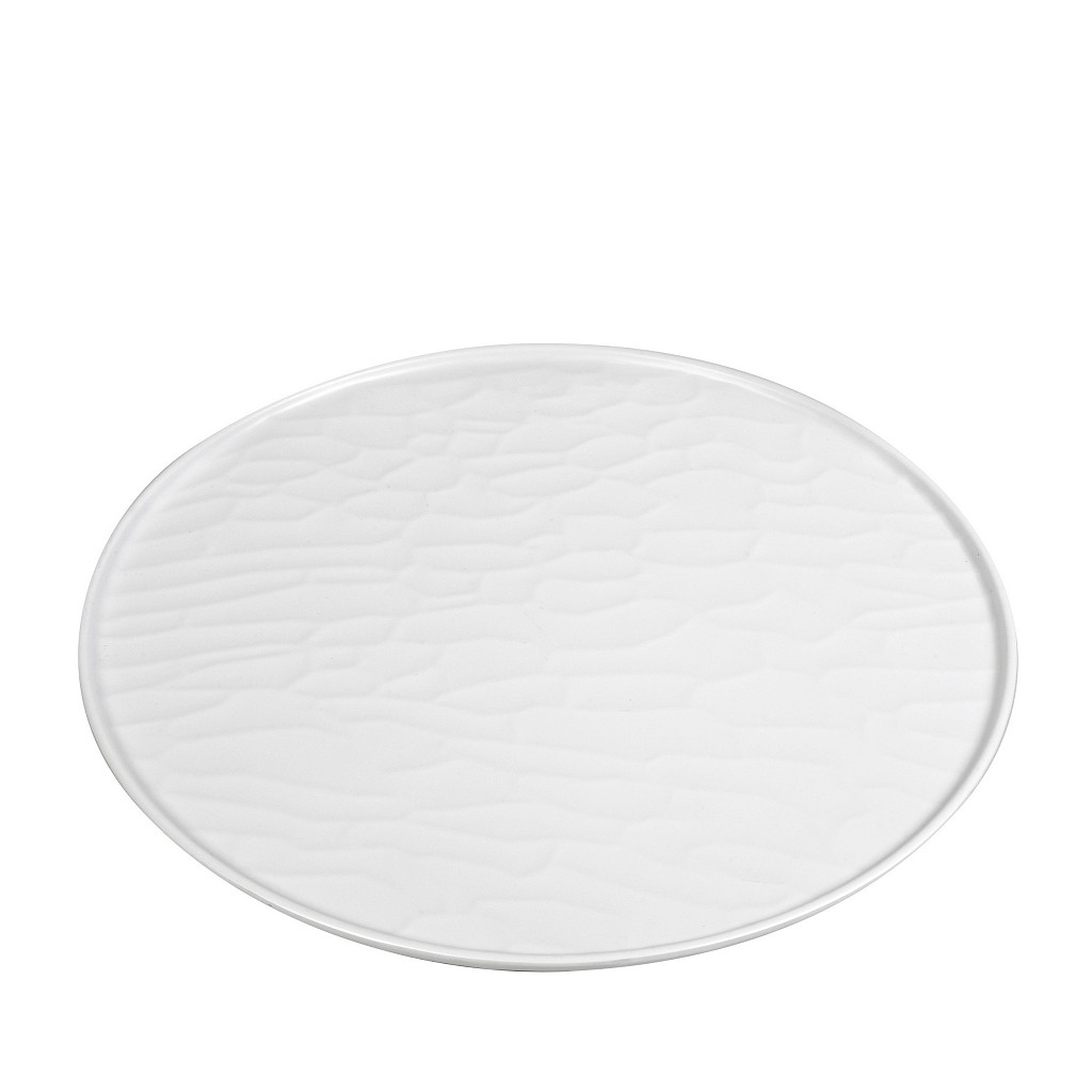 WHITE ΠΙΑΤΟ PIZZA 35ΕΚ WAVY MATTE ΜΕΛΑΜΙΝΗΣ  (smA) MLW335K18-1