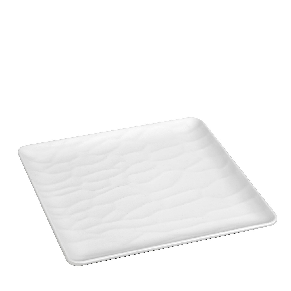 WHITE  ΠΙΑΤΟ ΡΗΧΟ ΤΕΤΡΑΓ. 26ΕΚ WAVY MATTE ΜΕΛΑΜΙΝΗΣ MLW349K36-6