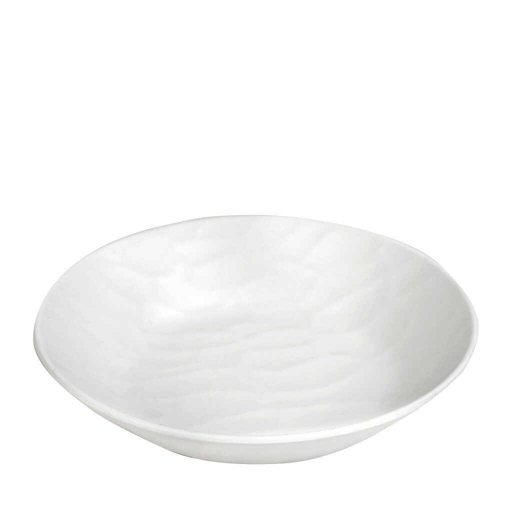 WHITE ΠΙΑΤΟ ΒΑΘΥ ΣΤΡΟΓΓ. 21ΕΚ WAVY MATTE ΜΕΛΑΜΙΝΗΣ MLW394K48-6