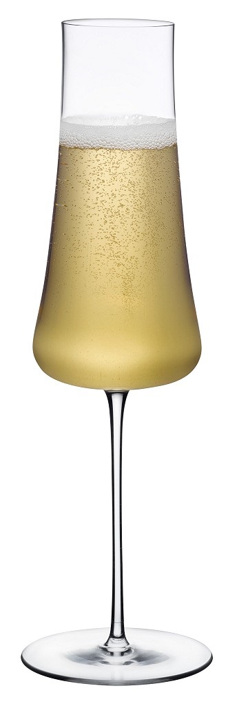 NUDE STEM ZERO CHAMPAGNE SET2 300CC H:26 P/288 GB2.OB12. NU32021-2