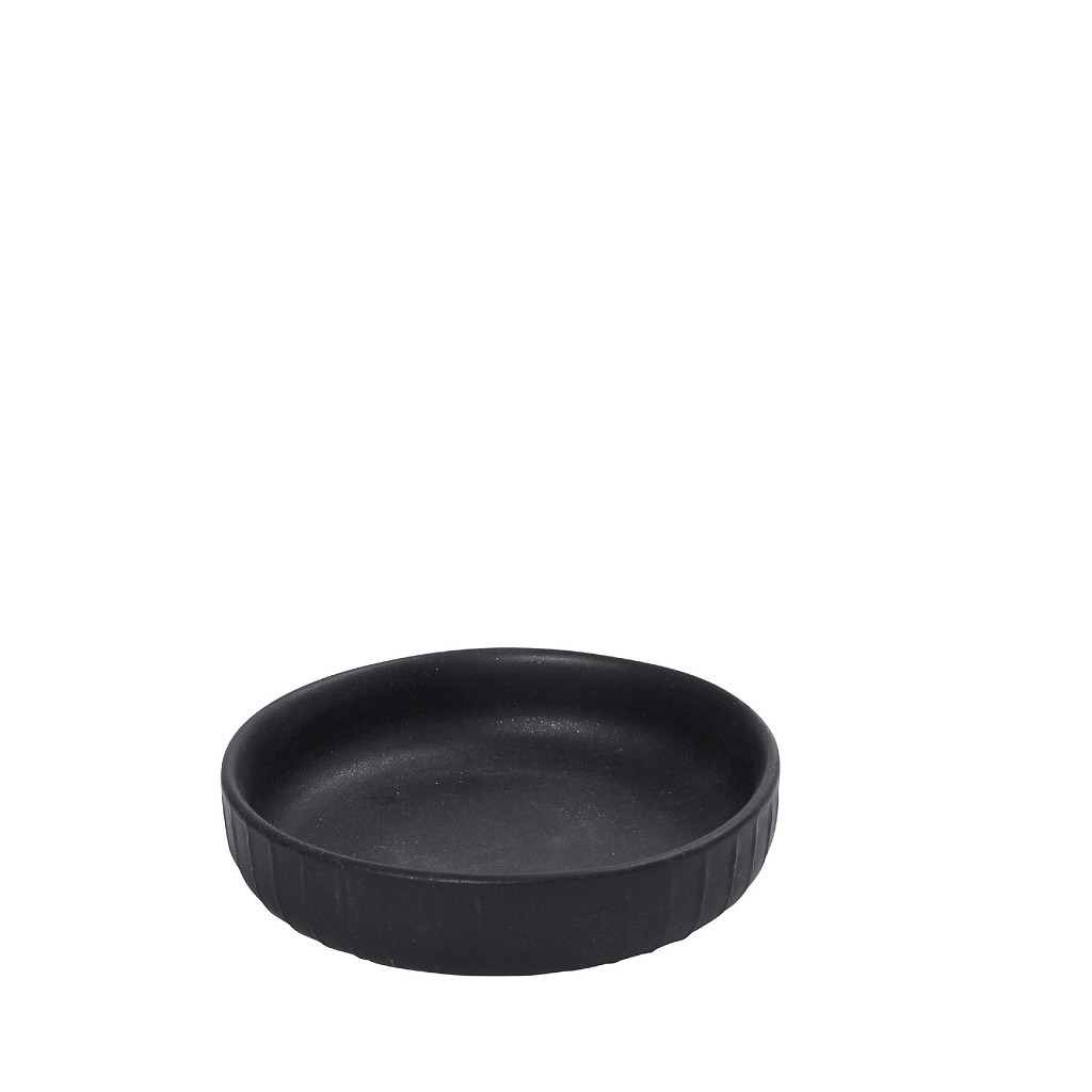 DIS. GOBI BLACK SAND HANDMADE ΜΠΩΛ ΡΗΧΟ ΣΤΡΟΓΓ. ΜΑΥΡΟ ΜΑΤ 13,5Χ13,5Χ3,4ΕΚ OW2039K6