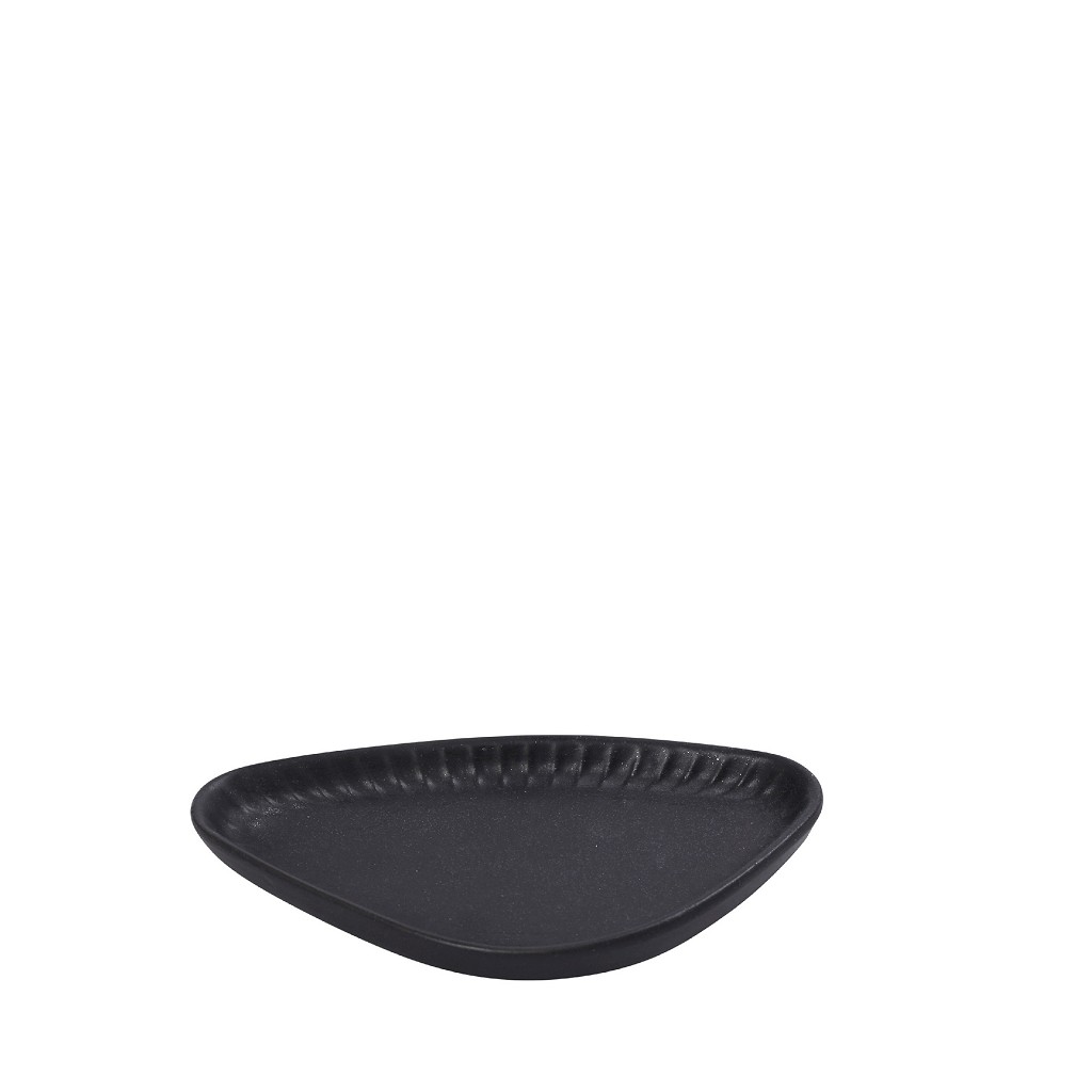 DIS. GOBI BLACK SAND HANDMADE ΠΙΑΤΑΚΙ ΤΡΙΓΩΝ. ΜΑΥΡΟ ΜΑΤ 15Χ8,5Χ2ΕΚ OW2046K6