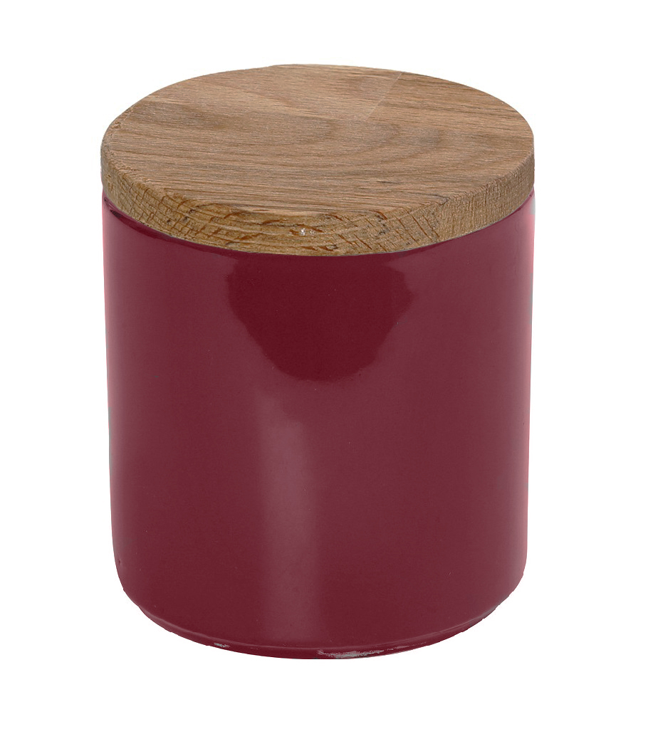 DIS. POMEGRANATE ESSENTIALS ΔΟΧΕΙΟ ΜΕ ΞΥΛ. ΚΑΠΑΚΙ 12Χ12Χ10ΕΚ OWD110K2