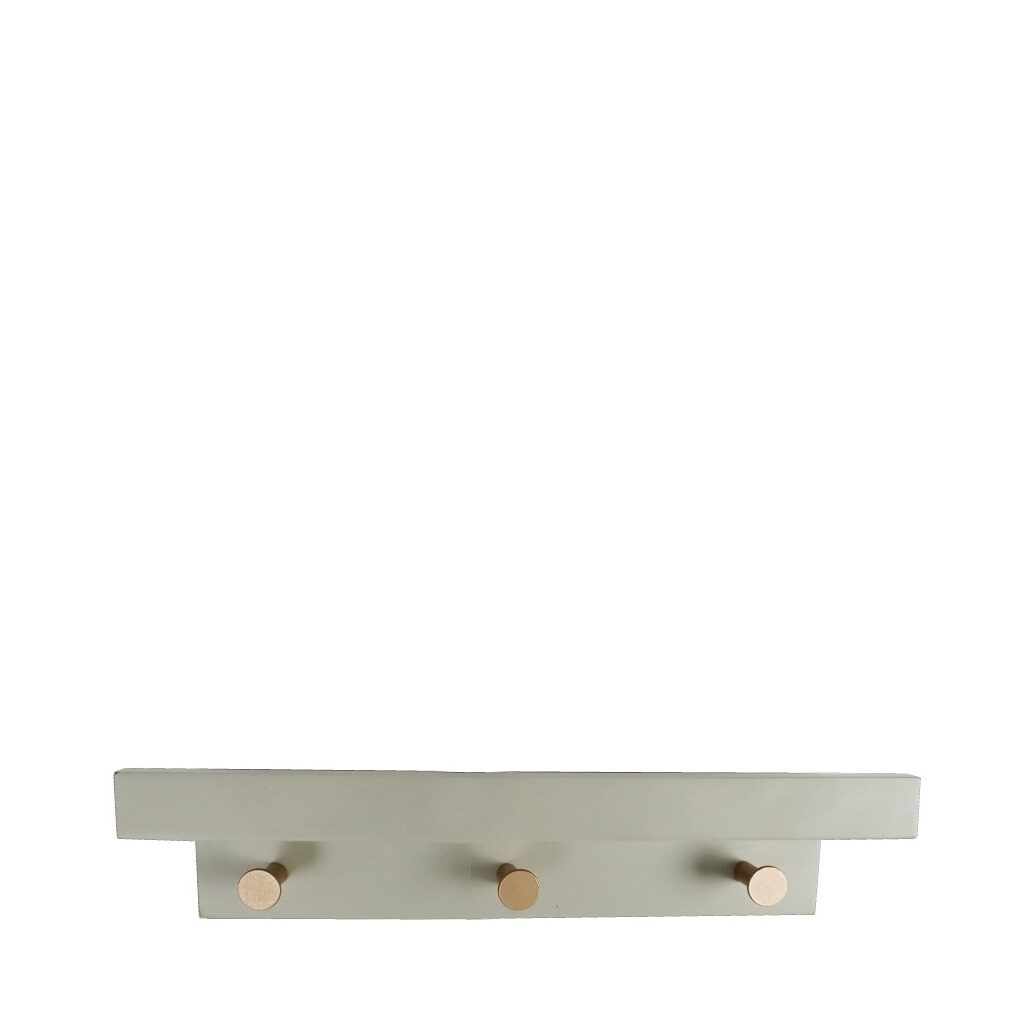 ΚΡΕΜΑΣΤΡΑ ΓΚΡΙ MDF 3 ΘΕΣΕΩΝ 35,5ΕΚ REF108