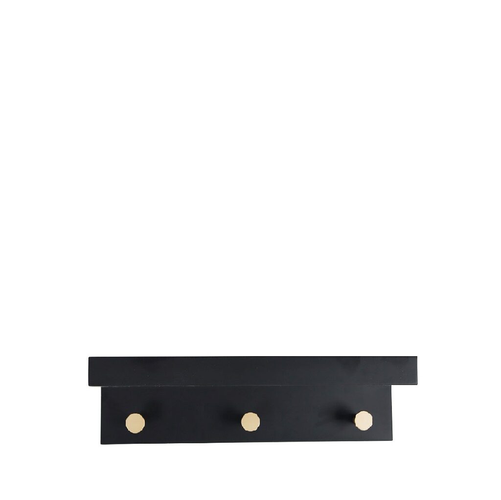 ΚΡΕΜΑΣΤΡΑ ΜΑΥΡΟ MDF 3 ΘΕΣΕΩΝ 35,5ΕΚ REF109