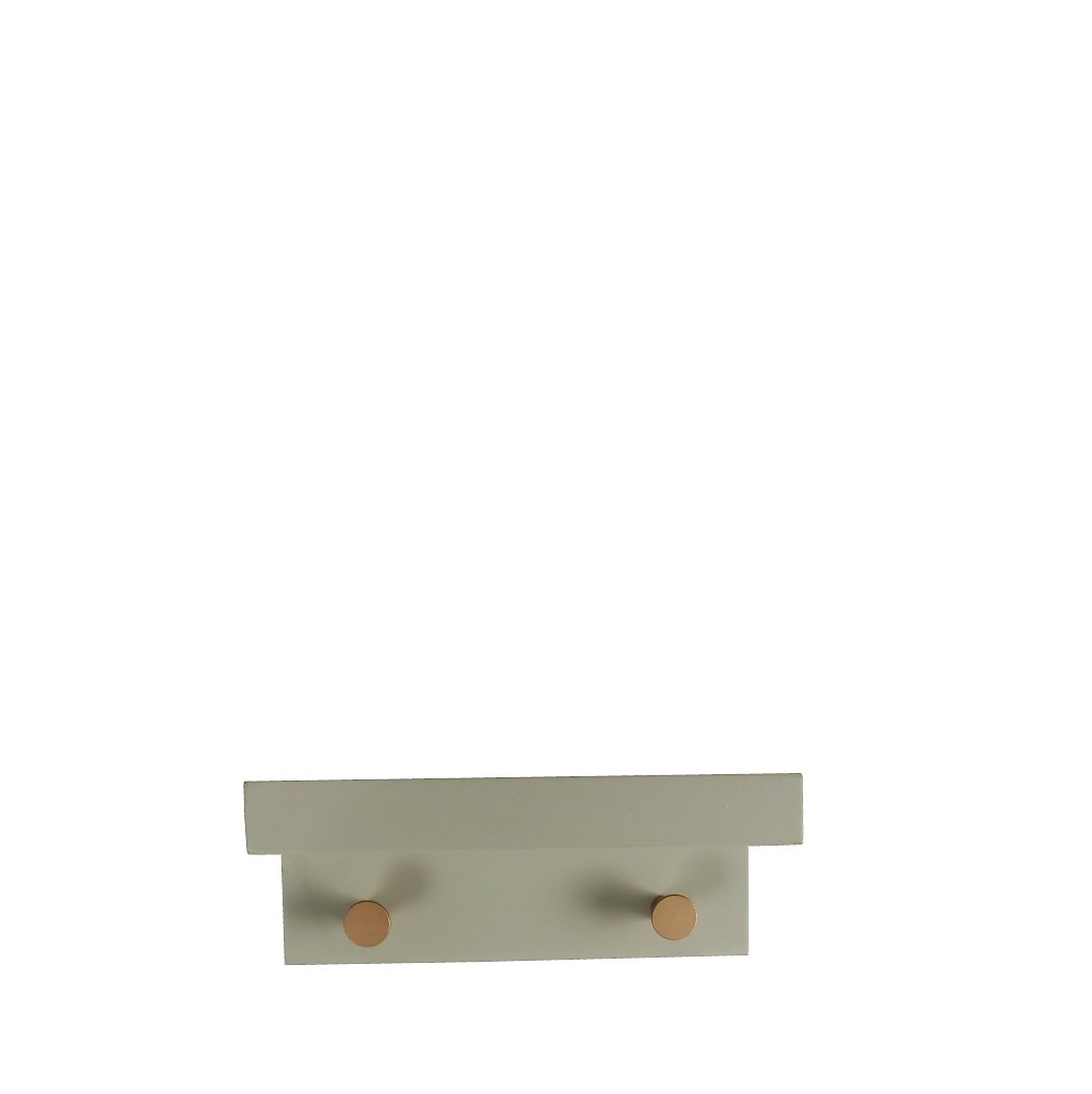 ΚΡΕΜΑΣΤΡΑ ΓΚΡΙ MDF 2 ΘΕΣΕΩΝ 23ΕΚ REF111