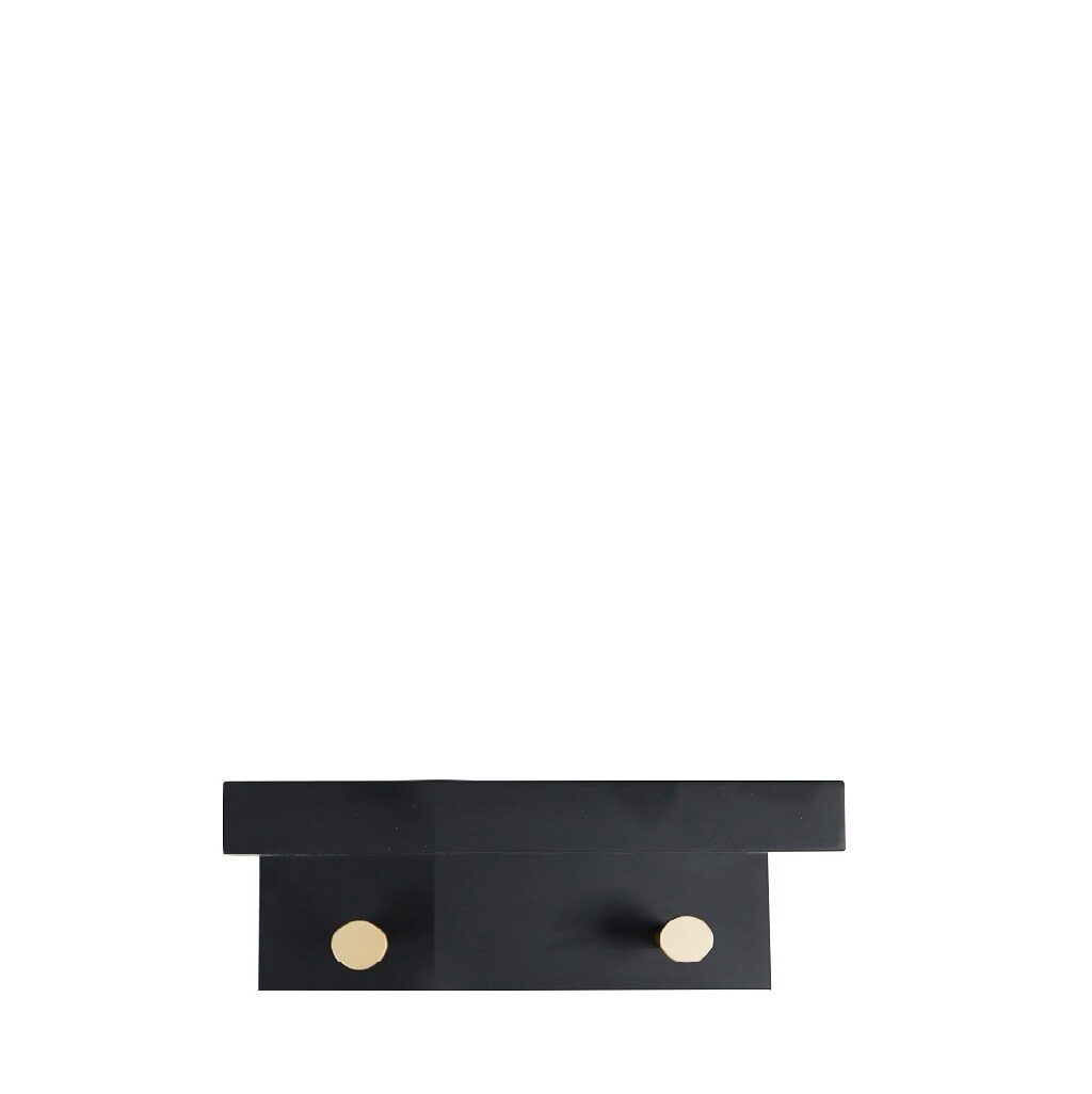 ΚΡΕΜΑΣΤΡΑ ΜΑΥΡΟ MDF 2 ΘΕΣΕΩΝ 23ΕΚ REF112