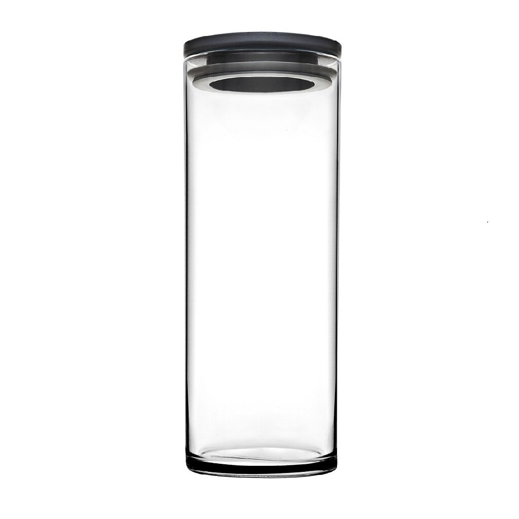 BREAKFAST CLUB JAR W/GREY LID 1230CC H: 23,4 P/384 GB2.OB8 SP43756G2B