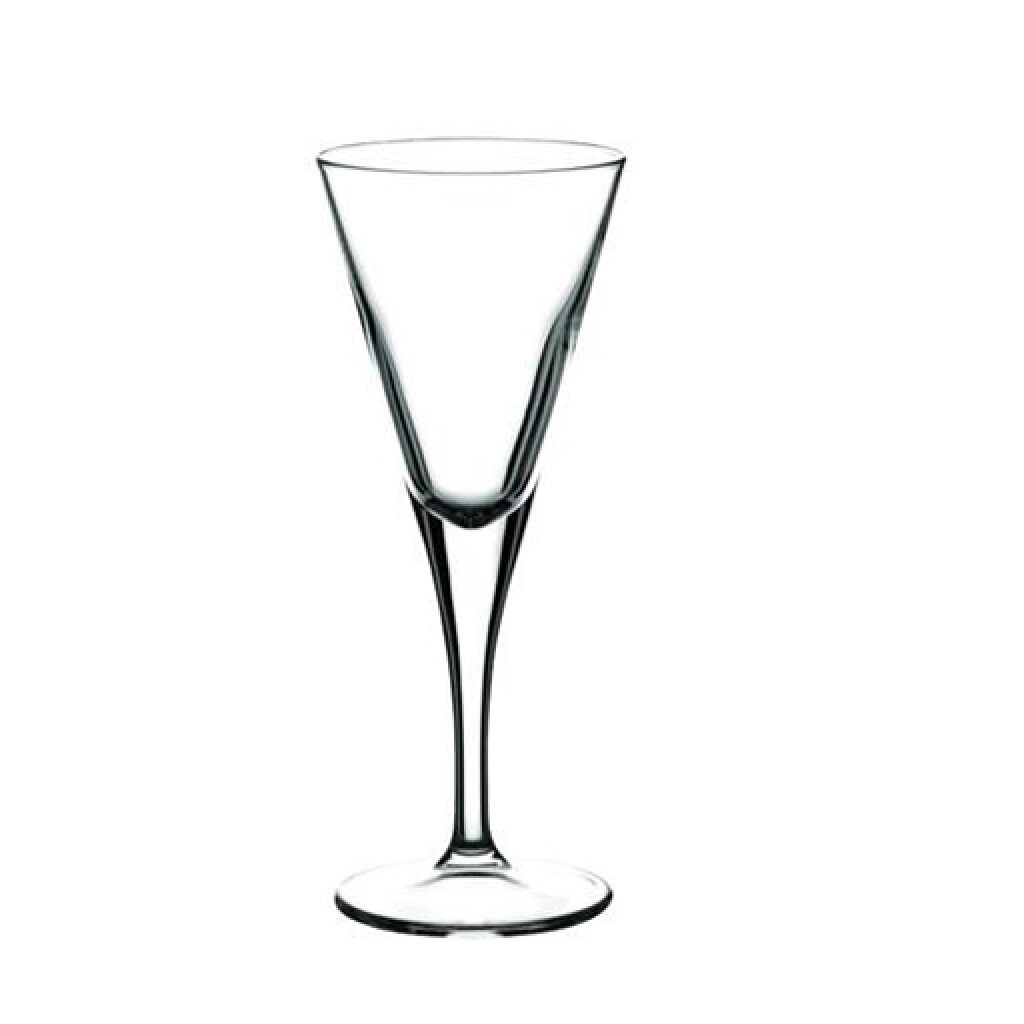 DIS. V-LINE RED WINE GLASS 200CC 8.1x20CM. P/480 GB6.OB24. SP44325G6