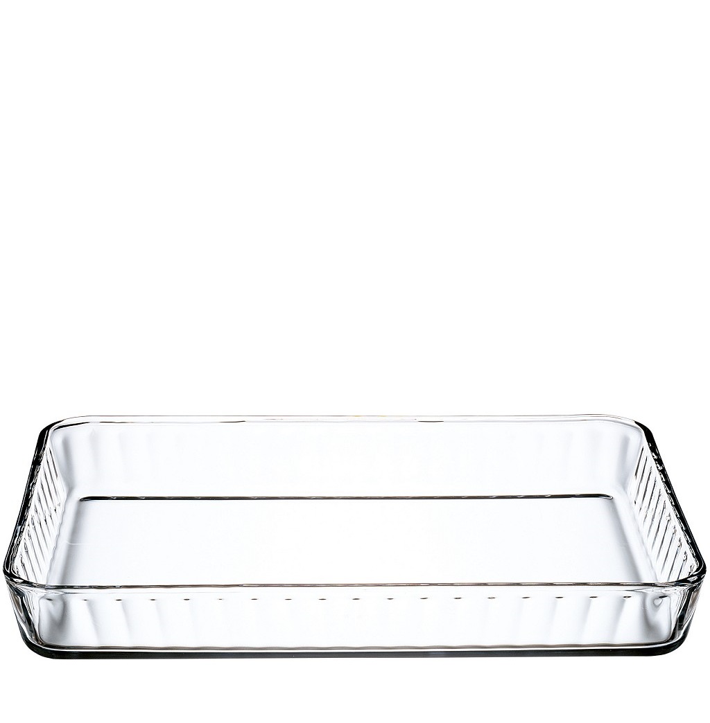 Χ.ΣΥΣΚ. BORCAM RECT. TRAY TEMPERED 40X27X6CM 3800CC P/168 OB6 (smB) SP59204K1
