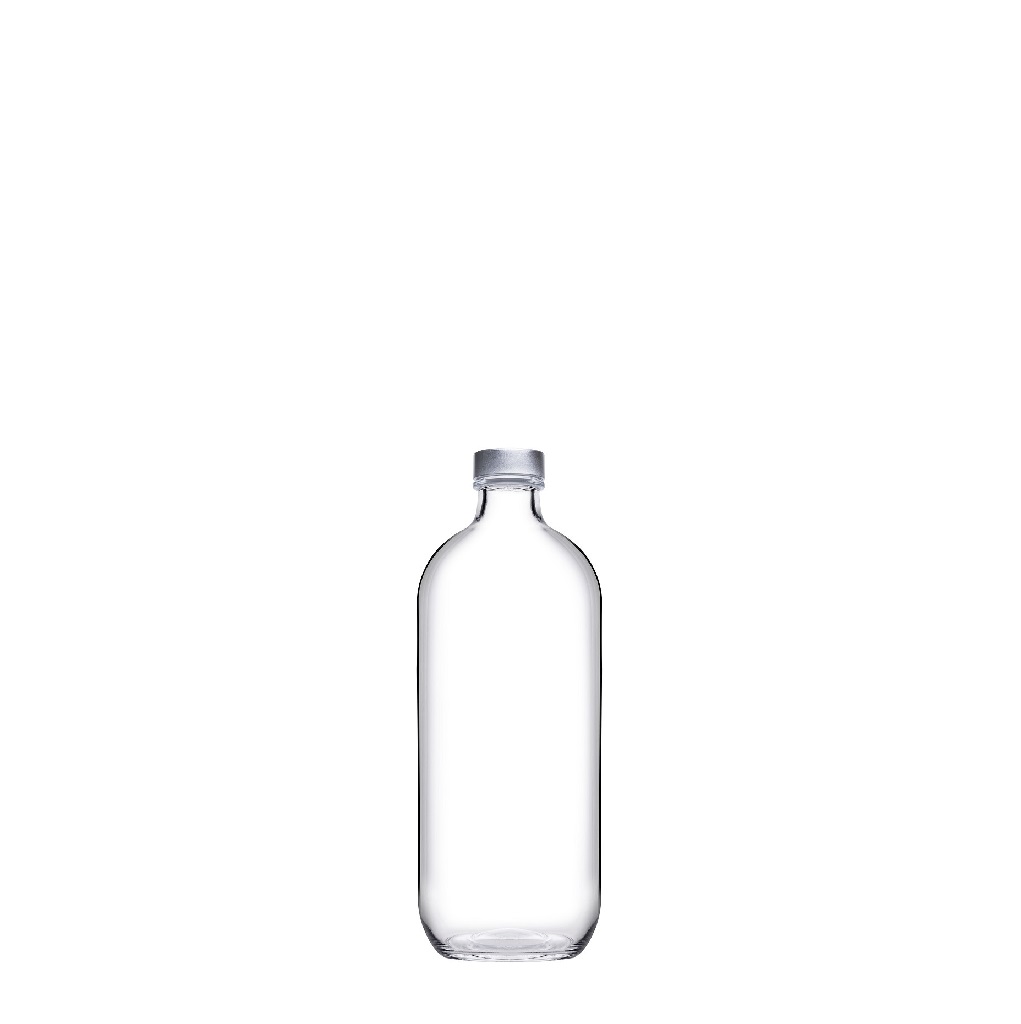 ICONIC BOTTLE W/ METAL LID 360CC H: 17,85 D: 6 P/1224 OB6/PR.BC. SP80401K6