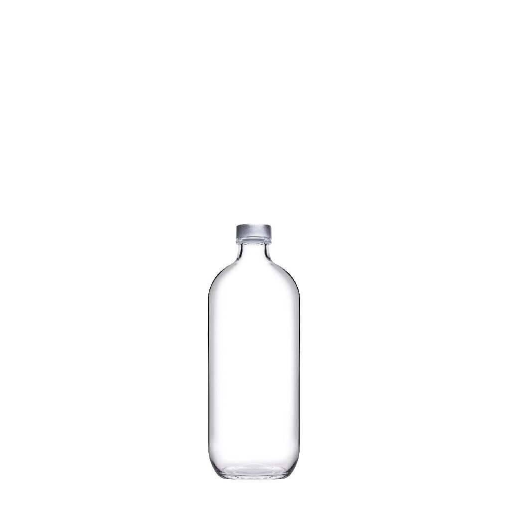 ICONIC BOTTLE W/ METAL LID 360CC H: 17,85 D: 6 P/1224 OB6/PR.BC. SP80401K6