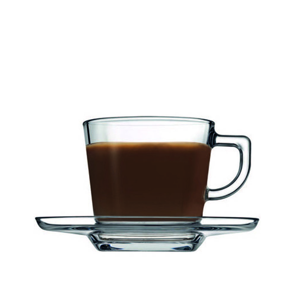 CARRE CUP AND SAUCER CAPPUCCINO TEMP 215CC P/1008 GB6.OB24. SP95307G6