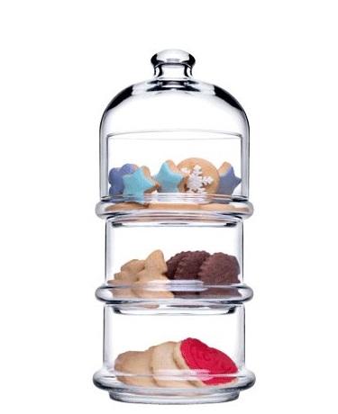 VILLA PATISSERIE 3PLE PLATE-DOME 3x505CC 26CM PLT/162 GB1.OB6. SP96815G1