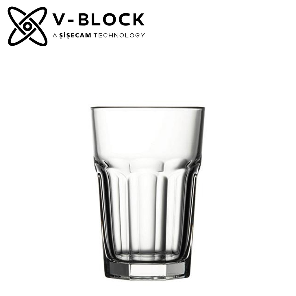 DIS. V-BLOCK CASABLANCA TEMPERED LD 355CC 12.2CM P/864 GB6.OB24… SPV52708G6