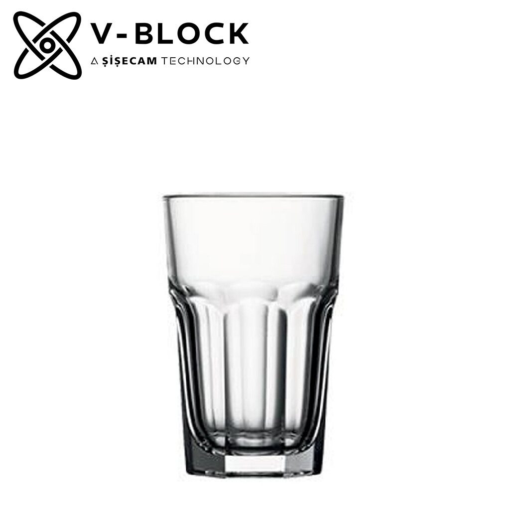 DIS. V-BLOCK CASABLANCA TEMPERED JUICE&LONG DRINK 295CC P/960 GB6.OB24… SPV52713G6