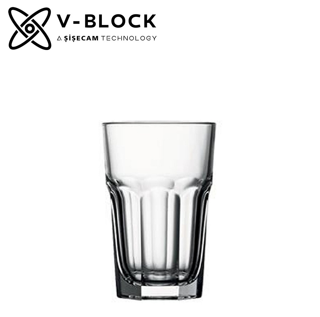 DIS. V-BLOCK CASABLANCA TEMPERED JUICE&LONG DRINK 295CC P/960 GB6.OB24… SPV52713G6