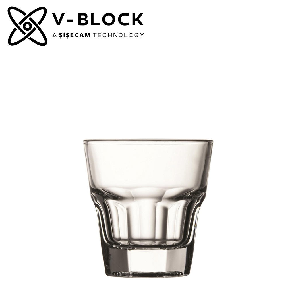 DIS. V-BLOCK CASABLANCA TEMPERED JUICE 140CC 7.6CM P/1728 GB6.OB24… SPV52714G6