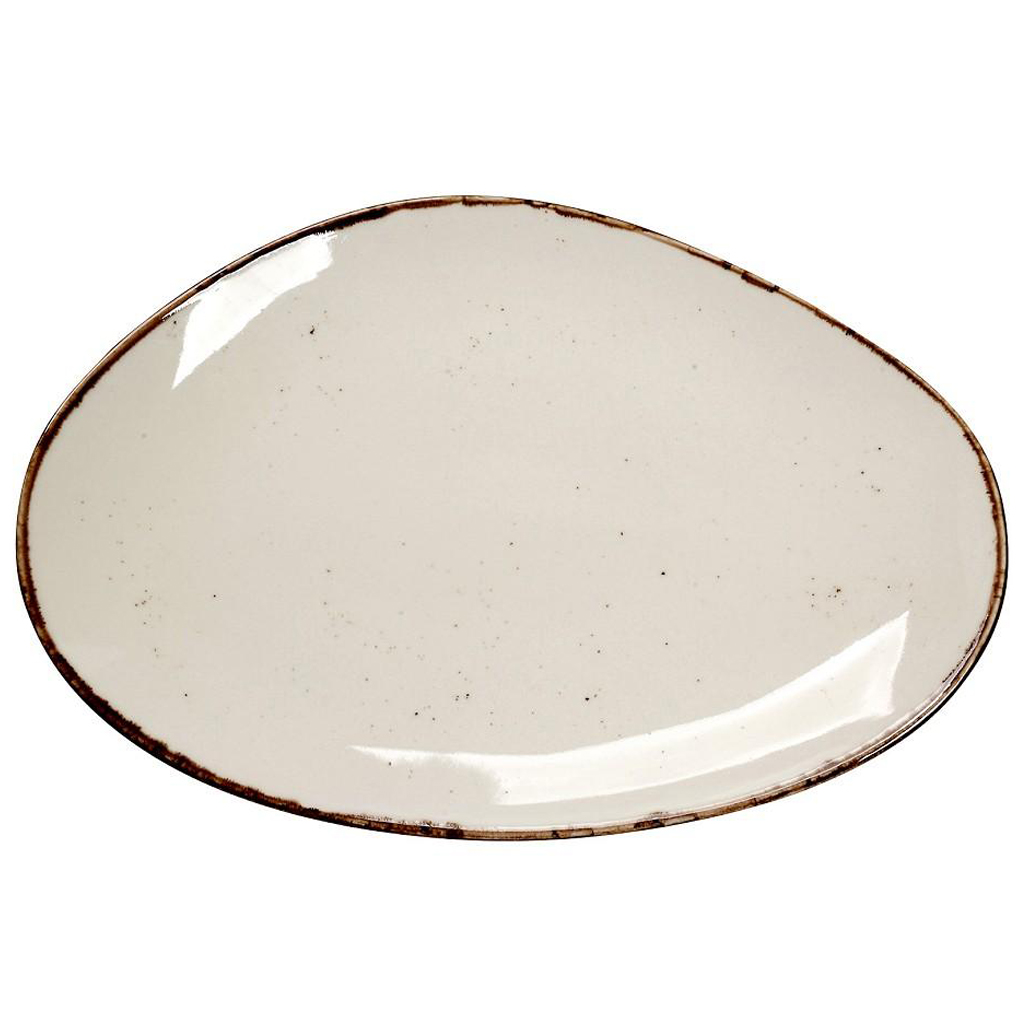 TERRA CREAM ΠΙΑΤΕΛΑ ΟΒΑΛ  36χ24.5χ2.5ΕΚ TLK107K6
