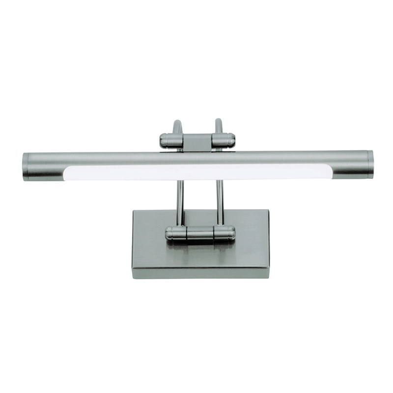 InLight Επιτοίχιο φωτιστικό LED 8W 3000K από νίκελ ματ μέταλλο και ακρυλικό D:45cm (1044-Β-Νίκελ Ματ)