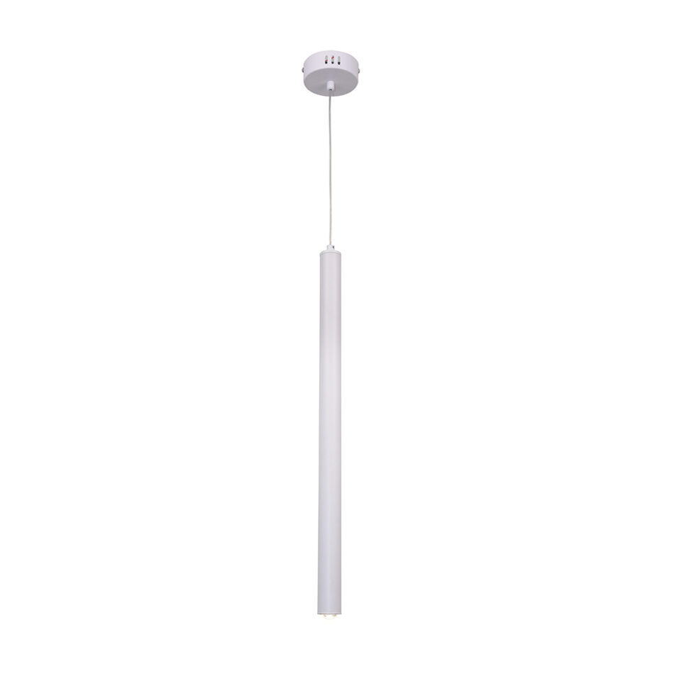 InLight Κρεμαστό φωτιστικό LED 5W 3000K σε λευκή απόχρωση D:50cm (4018-WH)