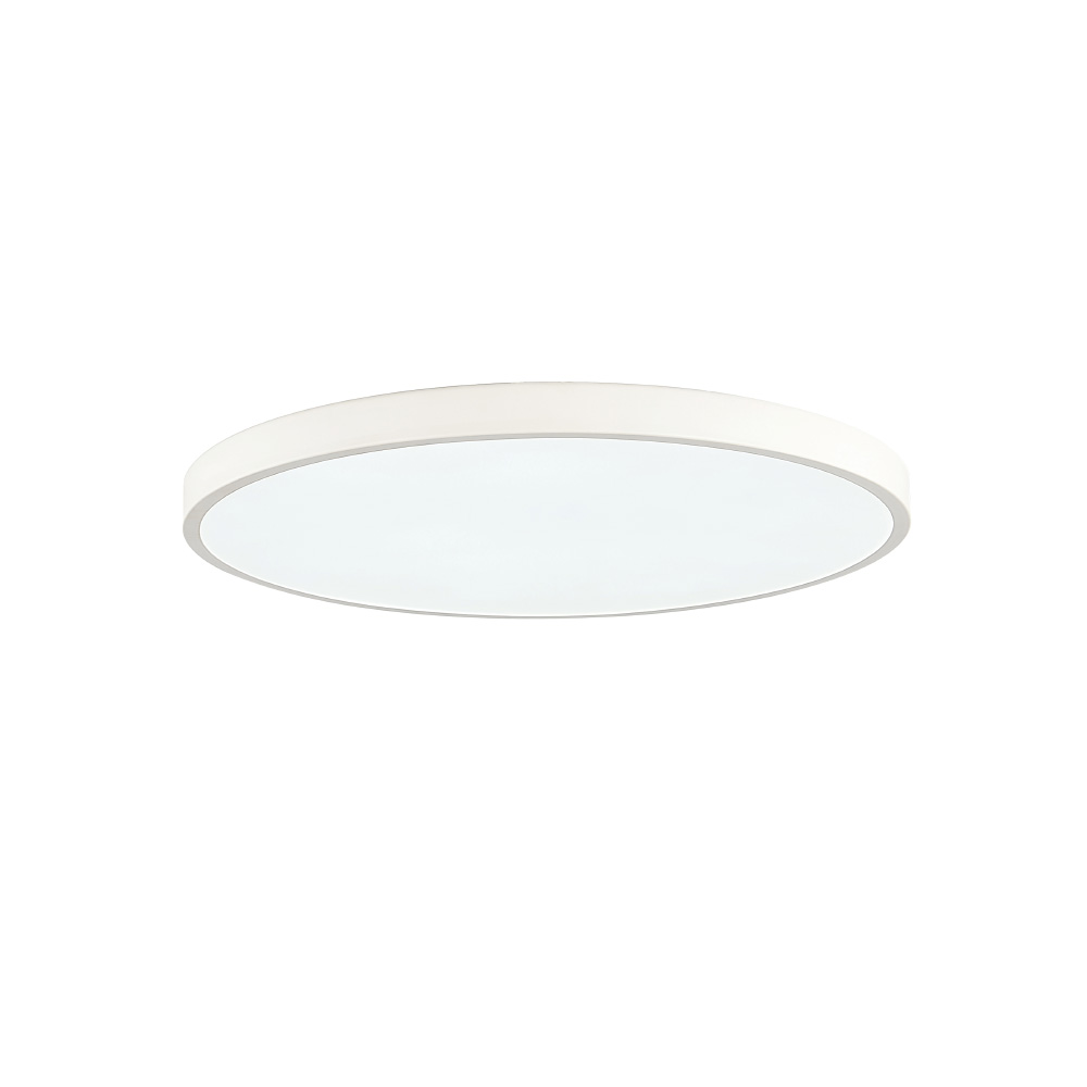 InLight Πλαφονιέρα οροφής LED 36W 3CCT (by switch on base) από λευκό μέταλλο και ακρυλικό D:60cm (42035-B-White)