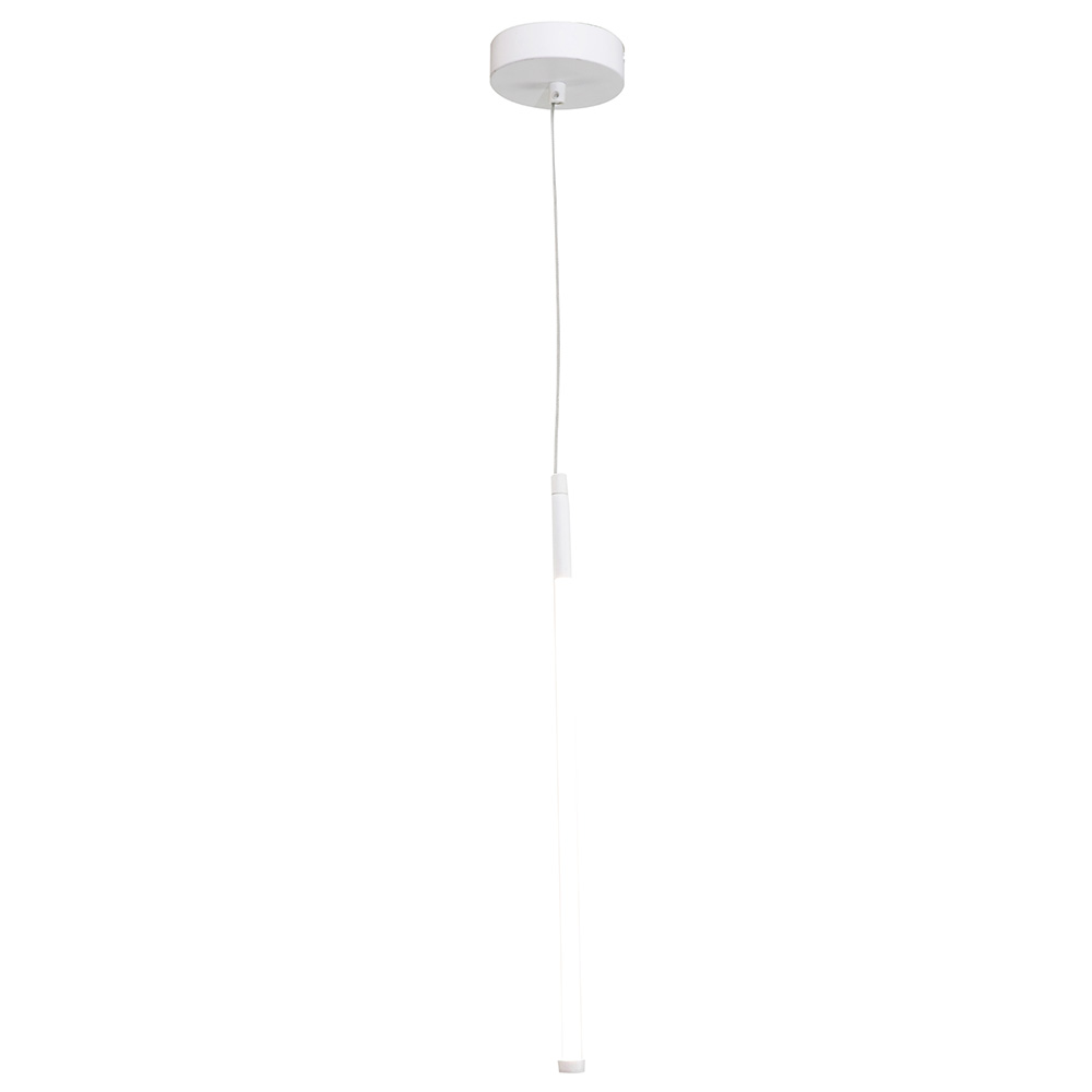 InLight Κρεμαστό φωτιστικό LED 7W 3000K από μέταλλο D:60cm (6070-White)