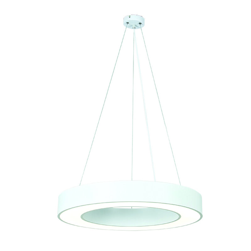 InLight Κρεμαστό φωτιστικό LED 50W 4000K σε λευκή απόχρωση D:80cm (6171-80-WH)