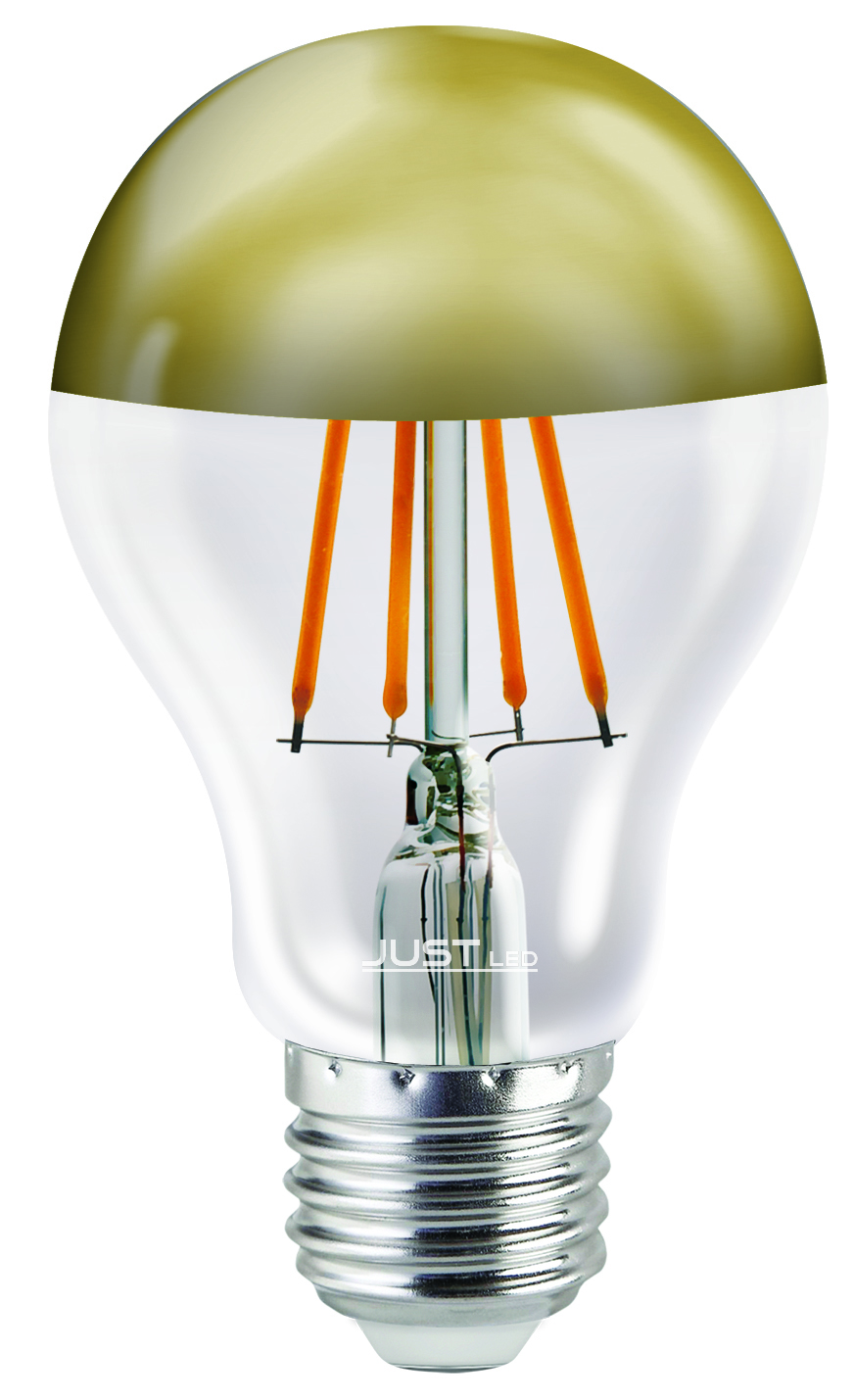 JUST LED JUSTLed-LED Filament Ε27 A60 8W 3000K Θερμό Golden (B276008201)