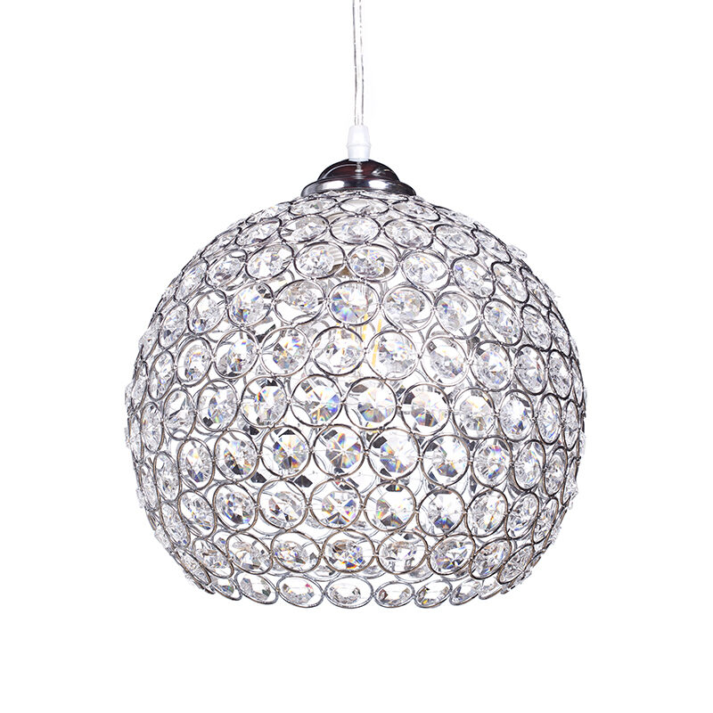 Artekko Artekko Crystal Φωτιστικό Μεταλλικό με Διάφανα Κρύσταλλα (25x25x25)cm 023-3074